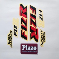 MERAH Motorcycle Striping yamaha F1zr Marlboro White-red sticker/