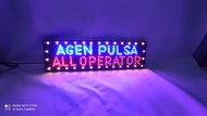 TULISAN LAMPU LED agen pulsa all operator 60x20 cm