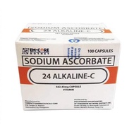 ♞24 alkaline C AUTHENTIC 10capsule 50 capsule 100capsule