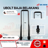 U-Bolt Steel Fastener/ PER Kewel M27Type L FLAT BACK (HINO JUMBO TRONTON)