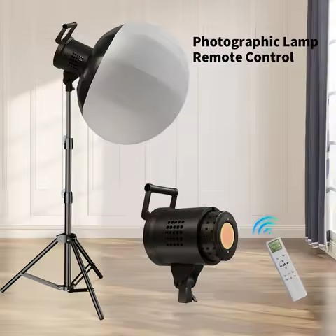 Bowens Video Studio Kit 135W Photography Light Dimmable Kit LED Lamp 2m Tripod Flash Studio Accessor