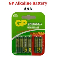 [Original] GP Alkaline Battery AAA GREENCELL Extra Heavy Duty (Free 2xAAA)
