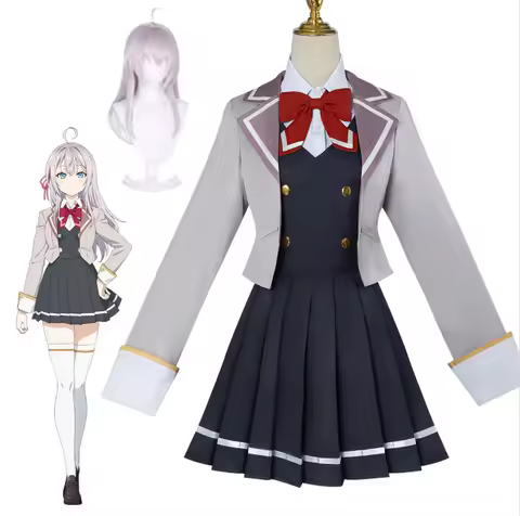 Anime Alya Sometimes Hides Her Feelings in Russian Alisa Mikhaylovna Kujō Cosplay Costume Uniform Fu