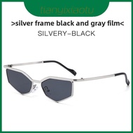 Sunglasses Square Metal With Gradient Tinted Lenses Uv400 For Travel And Parties