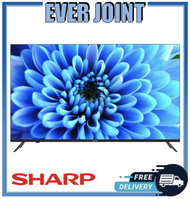 [ Free Gift ] Sharp 4T-C65EK2X [65"Inch] 4K Android Smart Led TV || Free HT-C21DS1 Soundbar || Limited Time Only