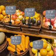 KOTAKAN13A Chalkboard Price Tag, A4 A5 A6 Advertising Display Food Price Label, Portable Waterproof 
