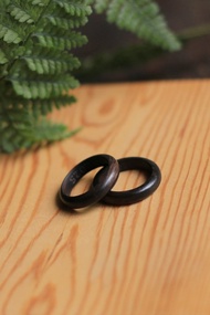 壹染指原創 | 檀木 對戒 指環 | 紫光檀 綠檀 小葉紫檀 可刻字