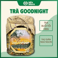 Trà ngủ ngon hỗ trợ mất ngủ thư giãn trà hoa thảo mộc sấy khô Goodnight Đà Lạt 1893