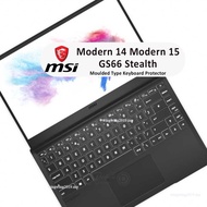 Keyboard Protector for MSI Modern 14 Modern 15 GS66 GE66 Stealth Keyboard Cover Keyboard Protector T