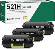 52D1H00 521H Toner Cartridges High Yield Compatible with Lexmark MS810 MS810n MS810dn MS811 MS811n M