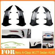 For Benz A-Class W177 Sedan A180 A200 A35 2018+ AMG Rear Diffuser Fin Modification Accessories