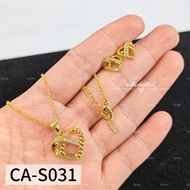 WILY CLASS-A 18k Jewelry Set High Quality 2in1 CA-S031