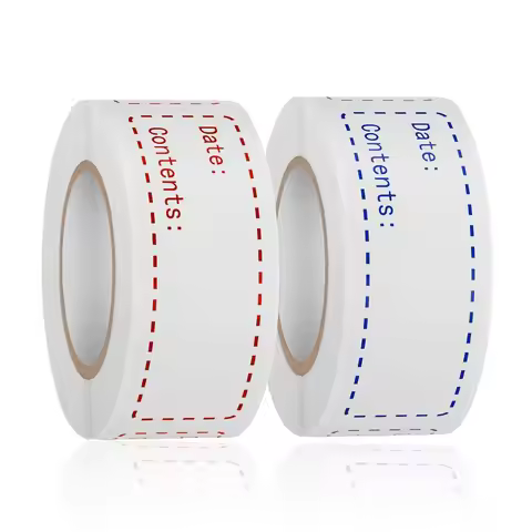 125pcs Removable Freezer Labels, 1 x 3 Inch Storage Stickers, Refrigerator Freezer Paper Label Easy
