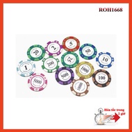Poker chips with code number PK 2, LasVegas poker chips made of high quality plastic Poker Chip Set 