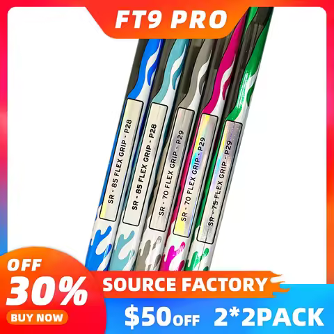 [2-Pack][Junior][FT9 Pro] Ice Hockey Sticks Ultra Light Carbon Fiber P28 P88 P29