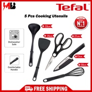 Tefal  5 PCS Kitchenware Utensils Set (Wok spatula+Ladle Spatula+Kitchen Shears+Chef Knife +Whisks) 