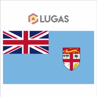 Fiji Country Flag TC MIRROR Print Translucent Color