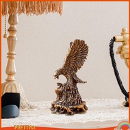 [PrettyiaSG] Eagle Statue Brass Statue Collection Animal Statue Lucky Eagle Figurine for Shelves Tab