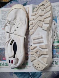 Palladium 白色帆布鞋