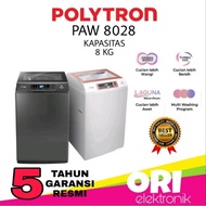 Polytron Mesin Cuci 1 Tabung Zeromatic Laguna Hijab Ukuran 8 Kg