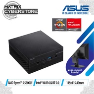 ASUS  PN51-E1-B-B5122MD MINI PC BAREBONE AMD Ryzen™ 5 5500U, with AMD Ryzen 5000 series mobile processor and support for quad 4K displays, with up to 64 GB DDR4 RAM, M.2 SSD, WiFi 6, Windows 10 and dual USB 3.2 Gen 2 Type-C