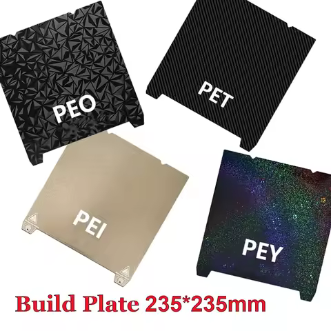 235x235 Textured PEI Creality K1 Build Plate K1C Bed H1H PEO Smooth Magnetic Sheet For 3D Printer En