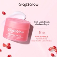 Last STOCK GLAD2GLOW Pomegranate 5% MOIZTURIZER GLAD2GLOW