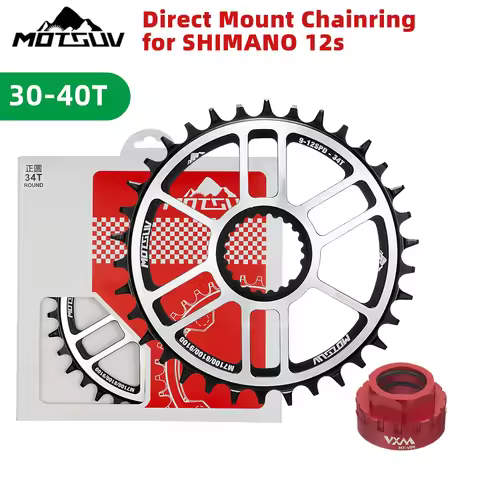 MOTSUV 12s Chainrings 30T/32T/34T/36T/38T/40T for SHIMANO Direct Mount Crank,FC-M9100 FC-M8100 FC-M7