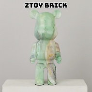 Bearbrick Bear 19 Multi-Color Multi-Color 28cm Multi-Color Spills Used decor New Model (2023) Electrostatic, Genuine Model