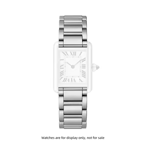 For Cartier Tank Solo Must de London Watch Stainless Steel Bracelet Unisex Replacement Strap 16mm 17