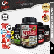 Chocolate Mass Gainer 1kg Repack + FREE GIFT | Serious Mass, Super Mass, MMX Gainer.