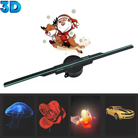 New 3D Hologram Fan 41CM HD WiFi 3D Hologram Projector Fan for Business Store Advertising Bar Party 