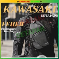 KAWASAKI [READY STOCK] FEHER Waterproof Motorcycle Fashion Commuter Chest Bag Motorbike