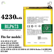 High Quality BLP673 Battery 4230mAh For OPPO Realme A3S A5S A5 A12 A31 Realme 2 C1 Model