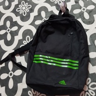 Adidas Backpack - Green Stripes