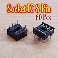 60Pcs IC socket 8 pin socket 2 x 4 connector legs