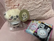 🔥最新🔥 海瀨師傅小腳吊飾 + Biscuit 盲抽刺繡徽章襟章 Chiikawa 景品S娃usagi 睡衣派對水旅館小桃小腳地區限定風獅薩栗子饅頭掛飾玩具Nagano Joke bear 自嘲日燒黑