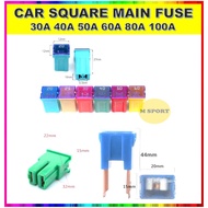 CAR SQUARE MAIN FUSE 30A 40A 50A 60A 80A 100A