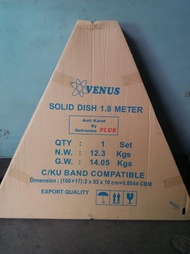 New!!! Antena Parabola Venus Solid Dish 6 Feet Diameter 1.8 Meter