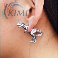 KIMI-Earrings Fashion Gold Gothic Punk Premium Material Silver Stainless Steel