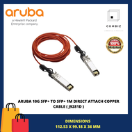 ARUBA 10G SFP+ TO SFP+ 1M DIRECT ATTACH COPPER CABLE ( J9281D ) PRE ORDER