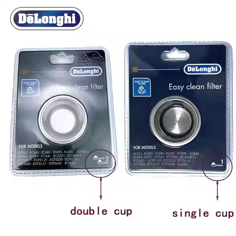 original Delonghi EC685/EC680/ECO310/155/220/3531 semi-automatic coffee machine filter bowl filter