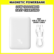 Baseus 30W 10000mAh Magnetic Mini Wireless Fast Charge Powerbank Power Bank USB C Charging Cable