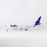 FedEx Boeing777Freight Aircraft Model Simulation Civil Aviation Cargo Aviation Ornament Gift FedEx