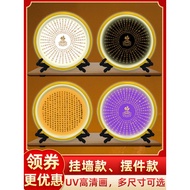 H-Y/ Buddha Statue Photoflood Reflector for Back-Ground Lighting with Stand Buddha Niche round Altar Backlight Decorativ