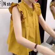 NEWEST RUFFLE SLEEVELESS TOP Sleeveless Top Camisole