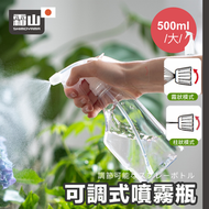 霜山 - 雙出水模式！日本多用途噴霧瓶｜水霧+水柱模式 澆水／清潔／美容用 噴灑均勻 射程遠 出水流暢｜園藝洗車打掃大掃除消毒髮型造型用 化妝品分裝瓶 噴水壺 花灑 澆花噴壺 園藝噴霧器 槍型清潔 [