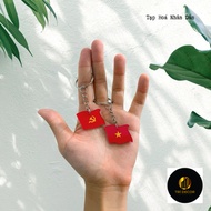 Party flag keychain, Vietnam flag keychain