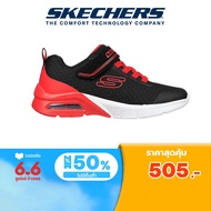 Skechers สเก็ตเชอร์ส รองเท้าเด็กผู้ชาย รองเท้าผ้าใบ Boys Microspec Max Gorvix Shoes - 403773L-BKRD Skech-Air Lightweight