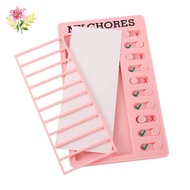 Children's Self-Discipline Planner Plastic RV-Style Bulletin Board with Reusable Task Cards for Habi